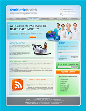 Web Design by LORIKEET CG for Synbiotix | Design: #61347