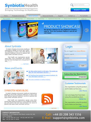 Web Design by LORIKEET CG for Synbiotix | Design: #61649