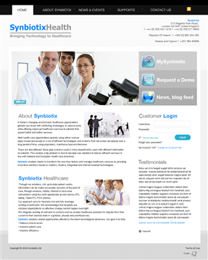 Web Design by Urban Ad for Synbiotix | Design: #59454