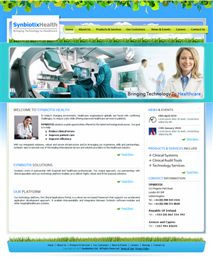 Web Design by Expert Designer for Synbiotix | Design: #59663