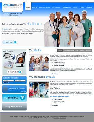 Web-Design von Expert Designer für Synbiotix | Design #60484