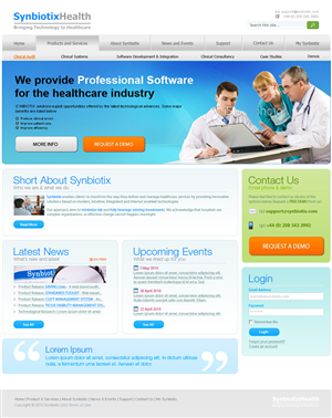 Web-Design von TIAN STUDIO für Synbiotix | Design #61319
