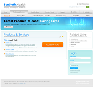 Web Design by TIAN STUDIO for Synbiotix | Design: #61325
