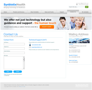Web Design by TIAN STUDIO for Synbiotix | Design: #61328