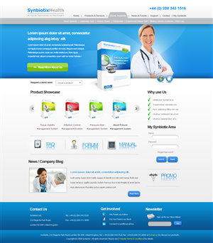 Web Design by weathered83 for Synbiotix | Design: #59494
