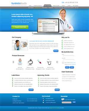 Web Design by weathered83 for Synbiotix | Design: #61264