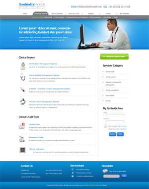 Web Design by weathered83 for Synbiotix | Design: #61390