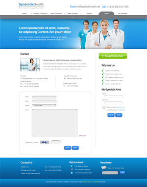 Web Design by weathered83 for Synbiotix | Design: #61391