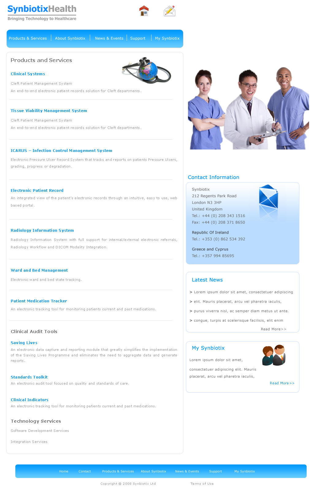 Web Design by ReckonCreations for Synbiotix | Design #59095