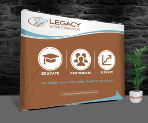 charitable water organization trade show banner | Design Graphique par Designers Hub