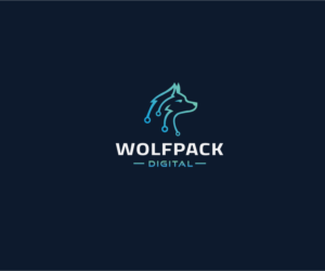 Wolfpack Digital | Logo Design by Ena