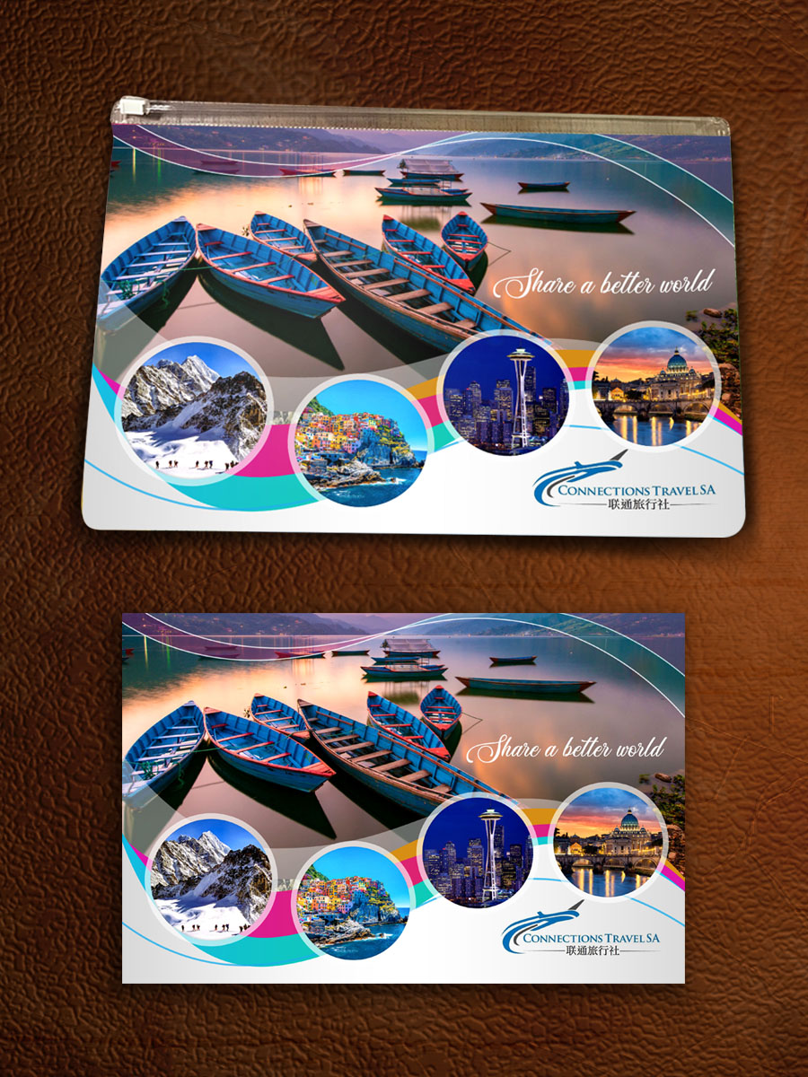 Stationery Design by rug for Connections Travel SA | Design #20970202