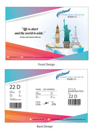 Stationery Design by hira.mohsin for Connections Travel SA | Design: #20912416