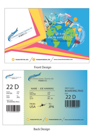 Stationery Design by hira.mohsin for Connections Travel SA | Design: #20912418