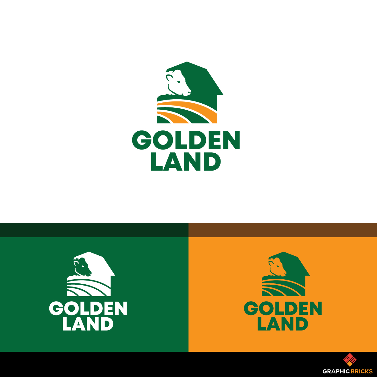 Logo-Design von Graphic Bricks für Golden Land | Design #20879334