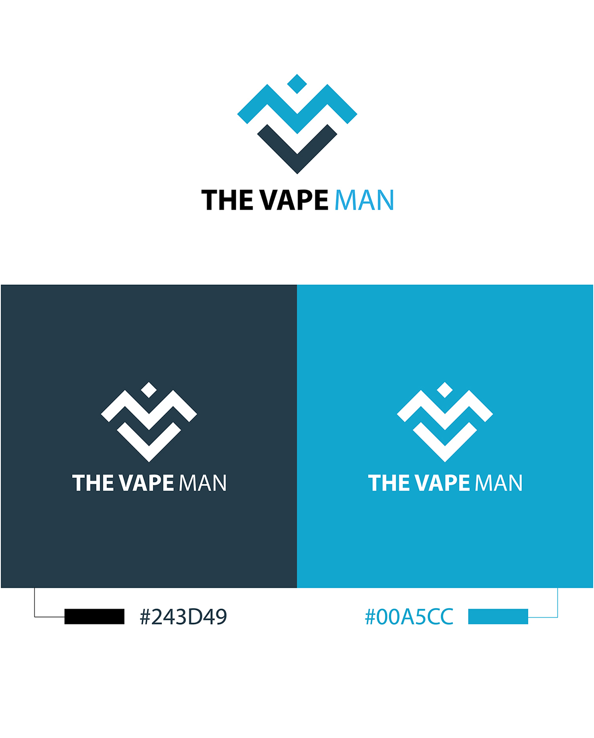 Logo Design by amaway for The Vape Man | Design #20906764