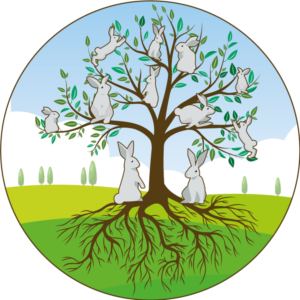  Family Tree of Hares (rabbits) | Diseño Gráfico por Alaya