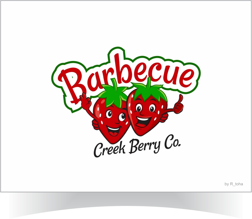 Logo Design by r-toha for Barbecue Creek Berry Co. | Design #20917498