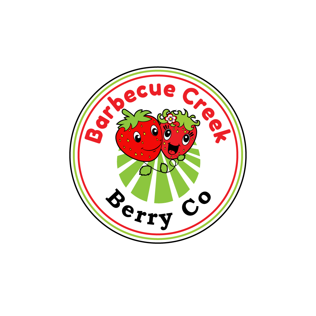 Logo Design by Archaeologo for Barbecue Creek Berry Co. | Design #20950218