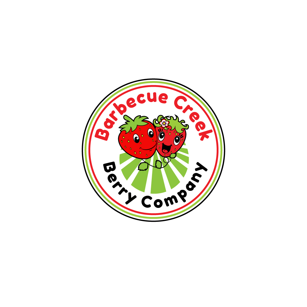 Logo Design by Archaeologo for Barbecue Creek Berry Co. | Design #20956463