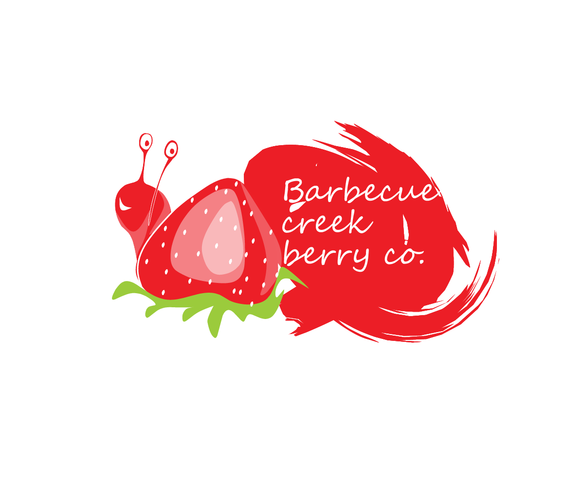 Logo Design by sirima for Barbecue Creek Berry Co. | Design #20967292