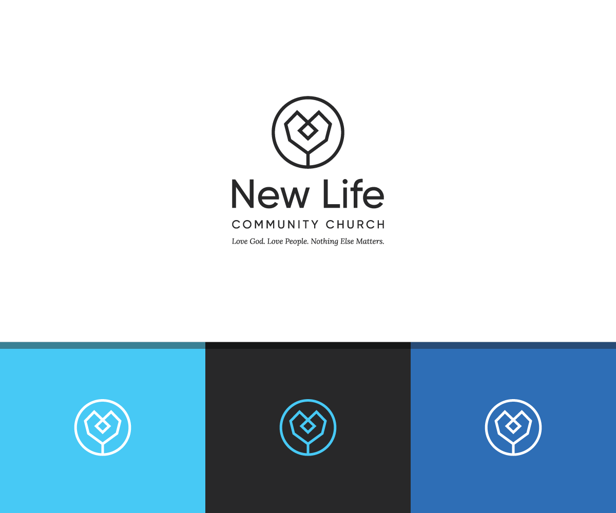 Logo Design by Greedin for New Life Community Church | Design #20901400