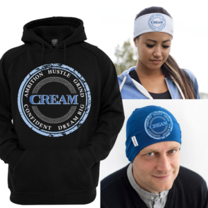 CREAM CLOTHING APPAREL -SLEEVE ART- MOCK UPS - COLOR assortment | Diseño de Camiseta por creative gravity