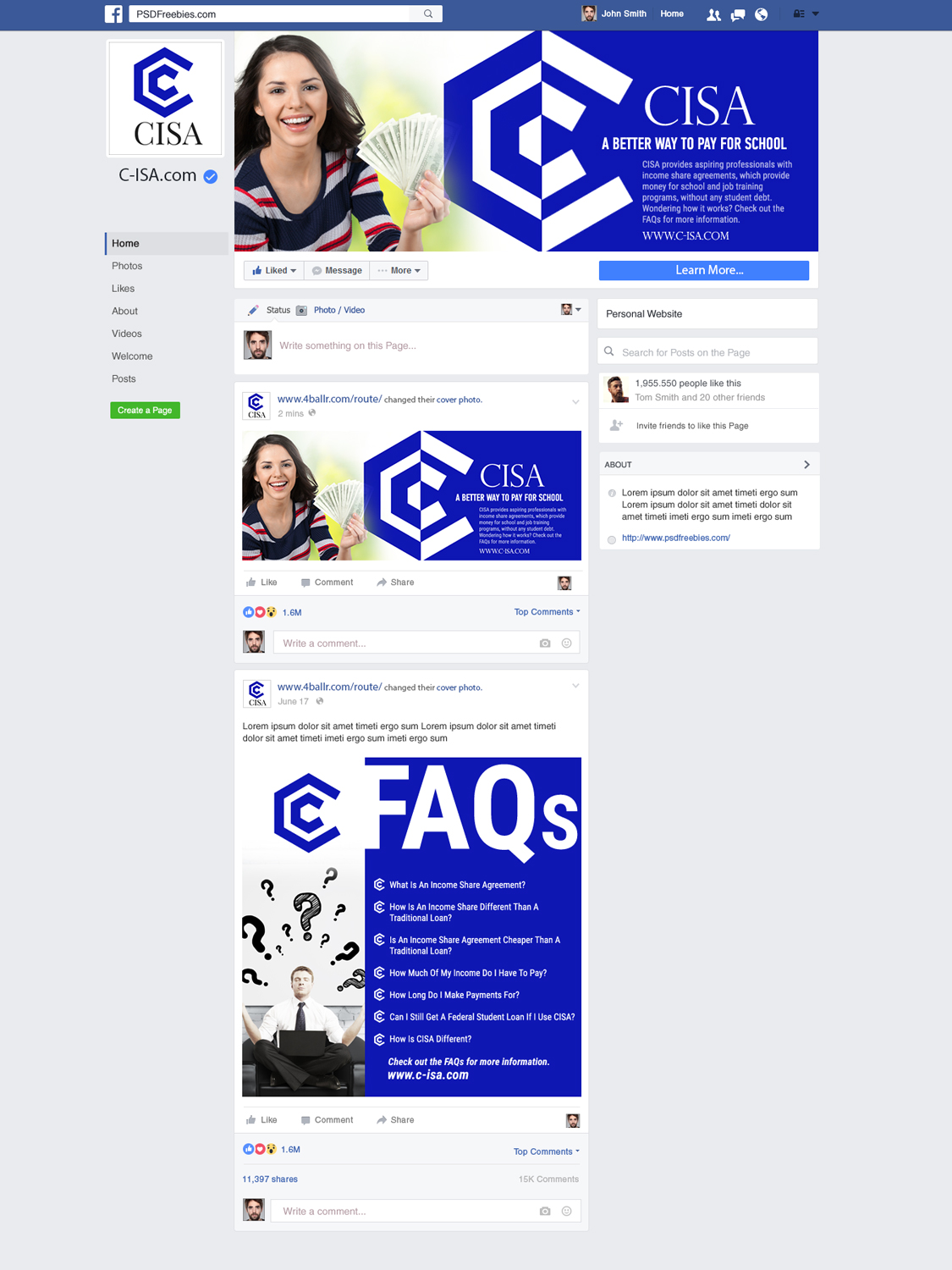 Facebook Design by uk for this project | Design #20897602
