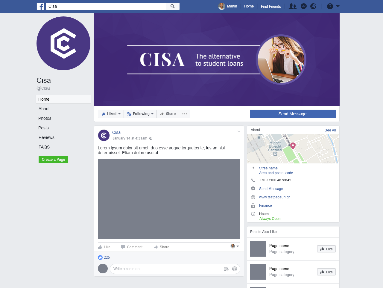 Facebook Design by Dingo for this project | Design #20903152