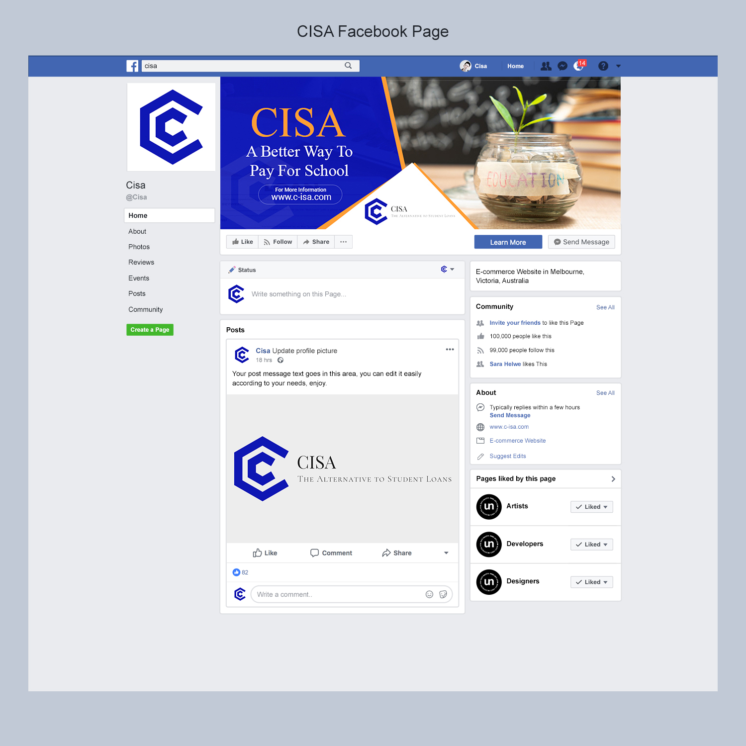 Design Facebook par Pd Work pour ce projet | Design #20892796