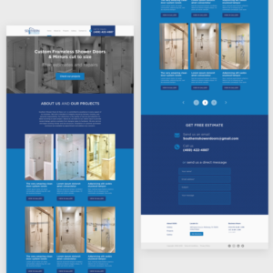 Web Design by webdc for Southern Shower Doors & Glass | Design #20898134