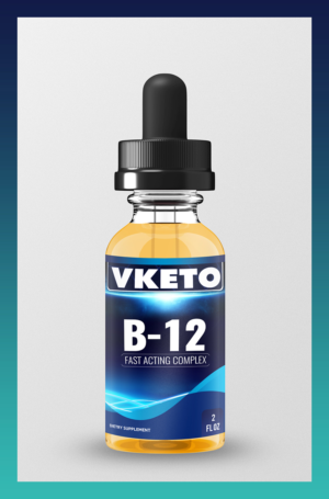 Vitamin B12 Liquid Drops Label | Label Design by SAI DESIGNS