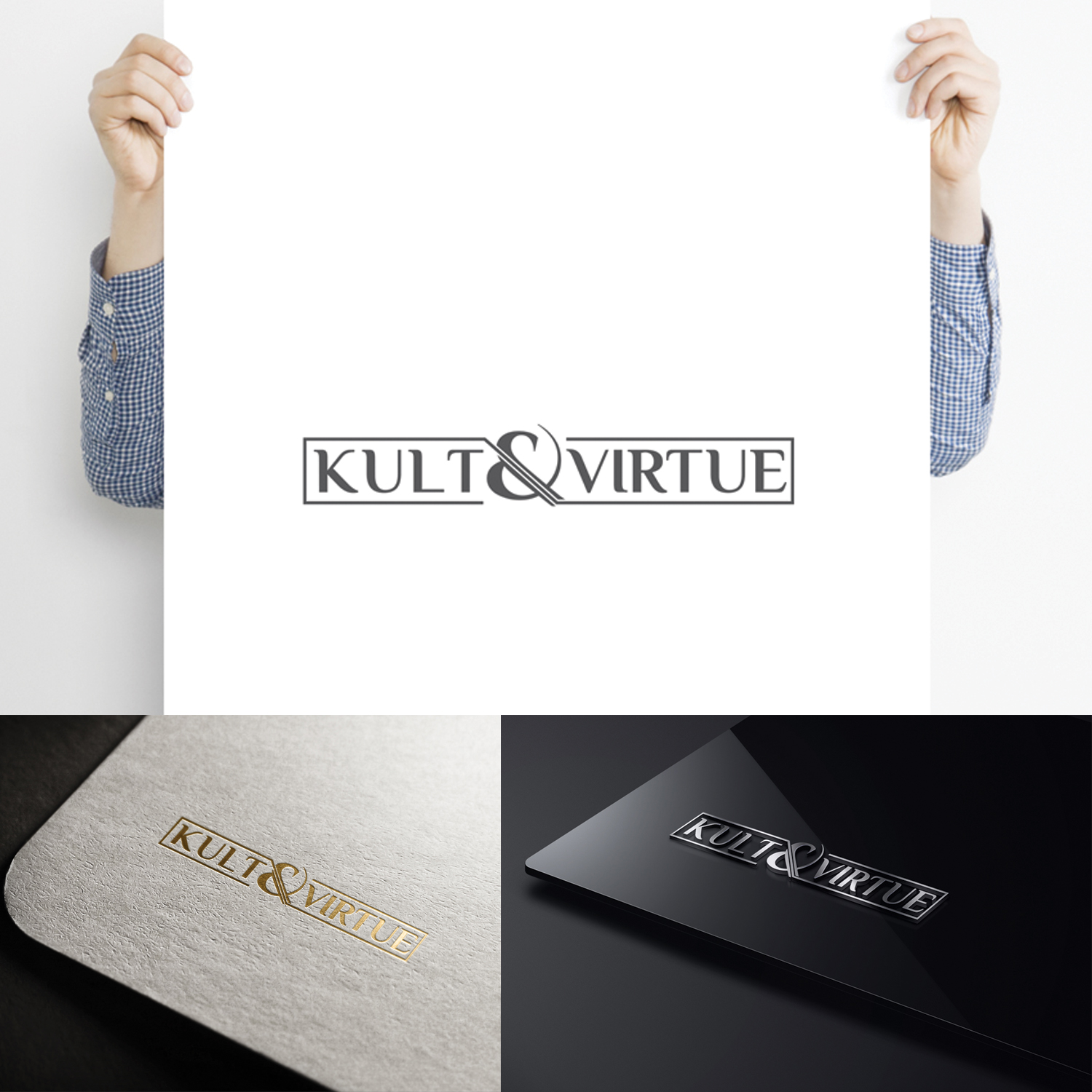 Logo Design by Anjan Sinha for Kult & Virtue | Design #20911040