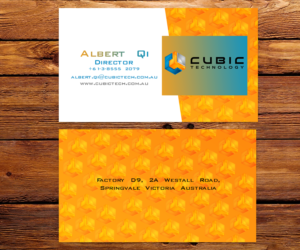Business Card Design by Ismael chery for this project | Design #20912910