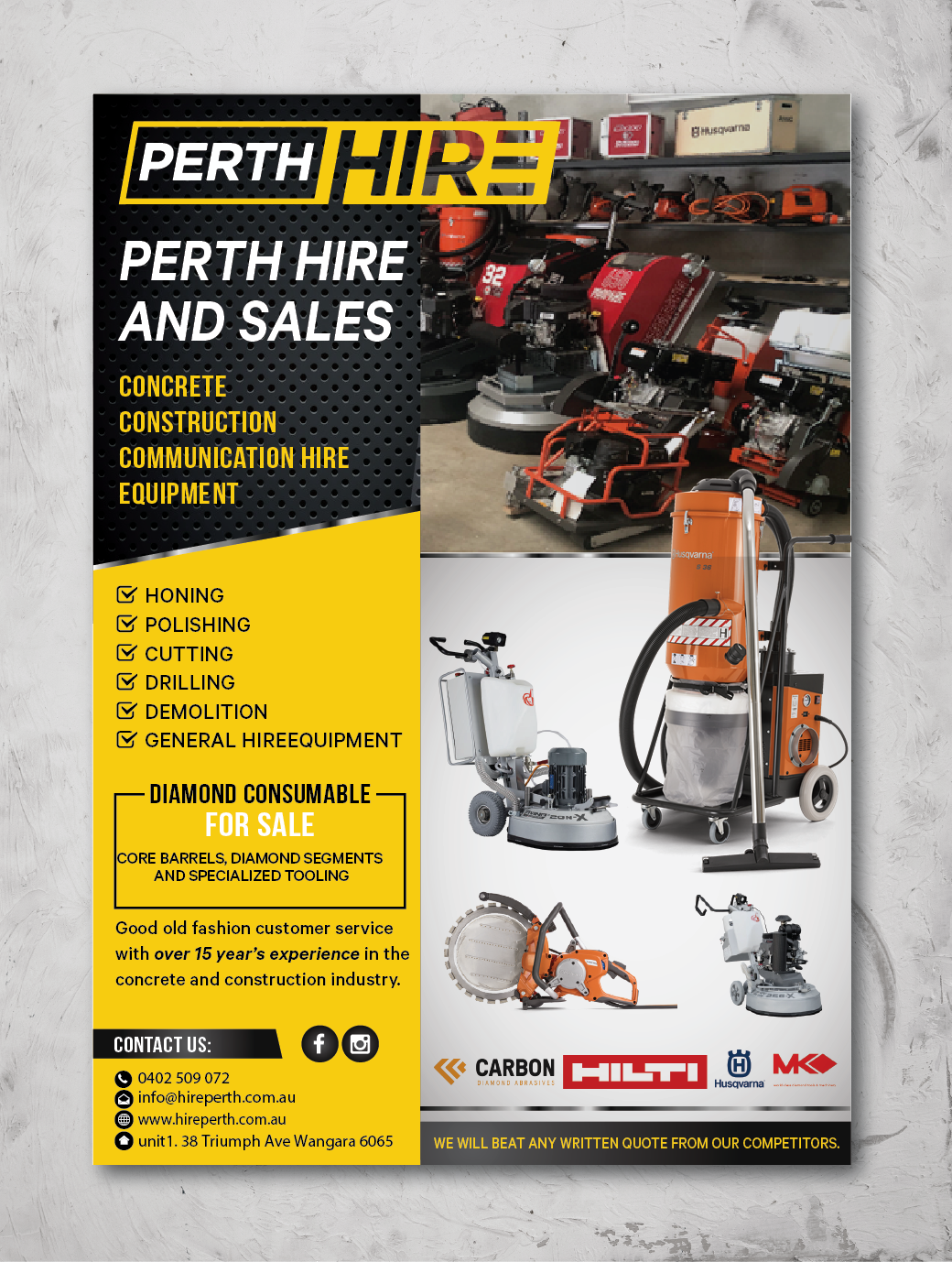 Flyer Design by alex989 for Two Way Hire Services | Design #20901224