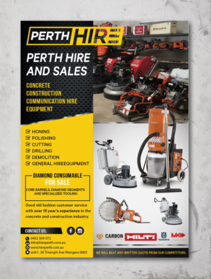 Flyer Design by alex989 for Two Way Hire Services | Design: #20901224