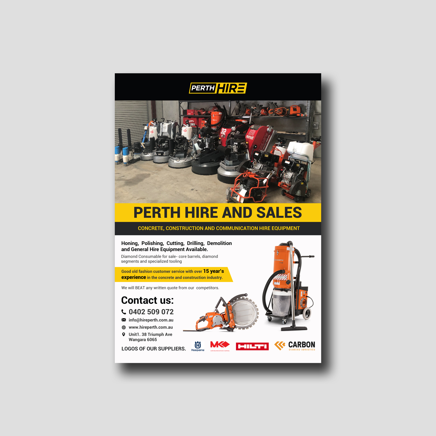 Flyer Design by debdesign for Two Way Hire Services | Design #20909594