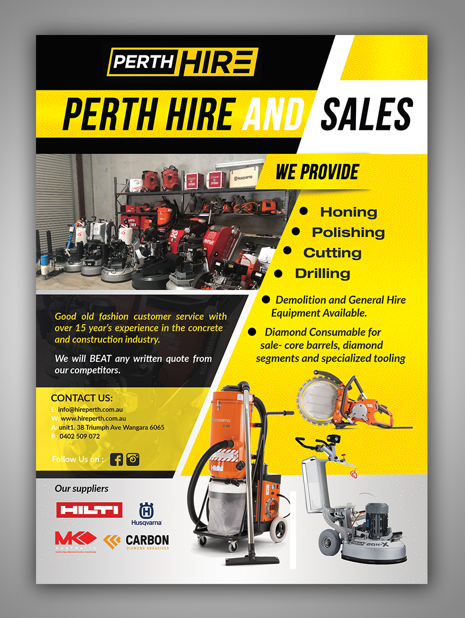 Flyer Design by innovative earth for Two Way Hire Services | Design #20916232