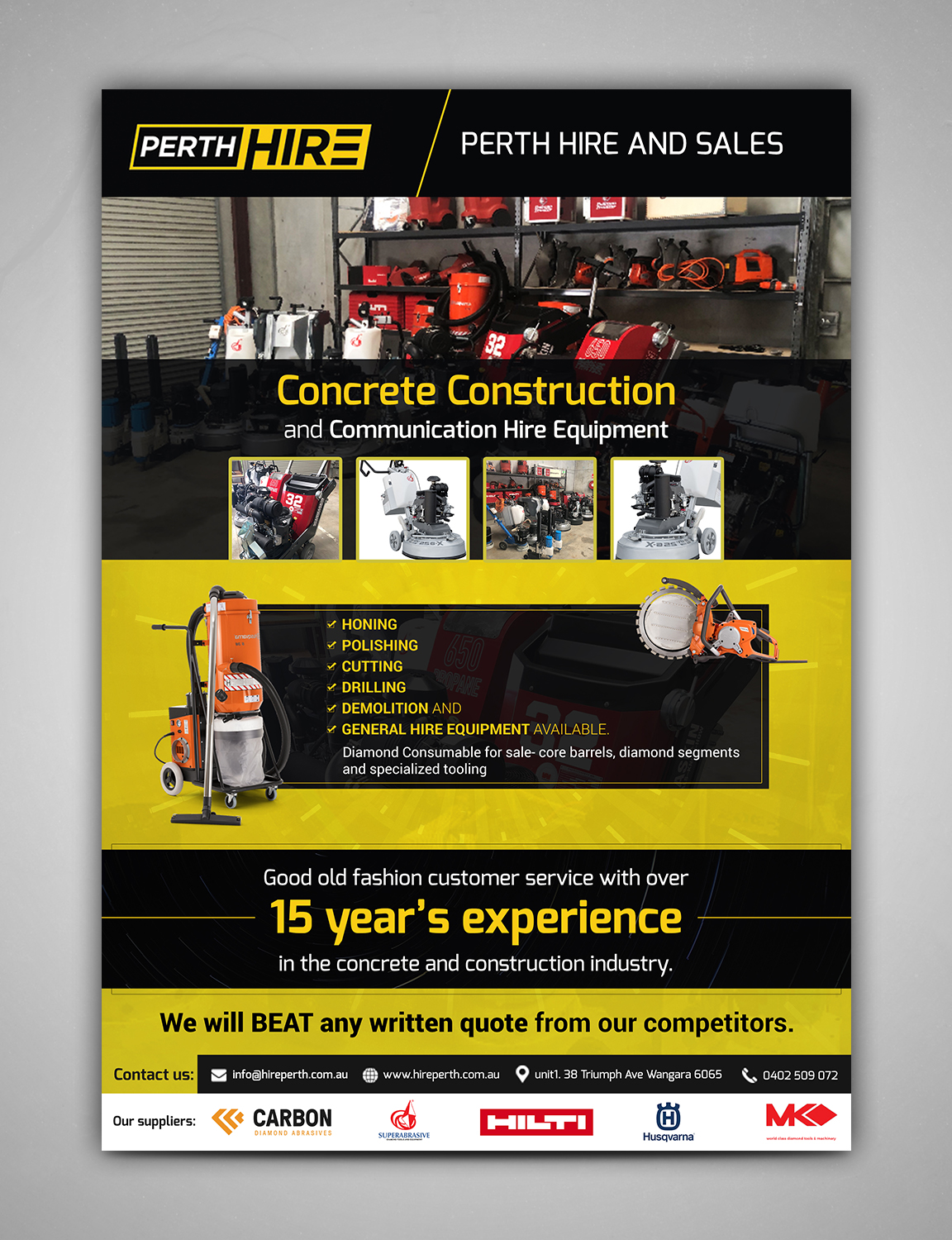Design de Flyer par SAI DESIGNS pour Two Way Hire Services | Design #20915805