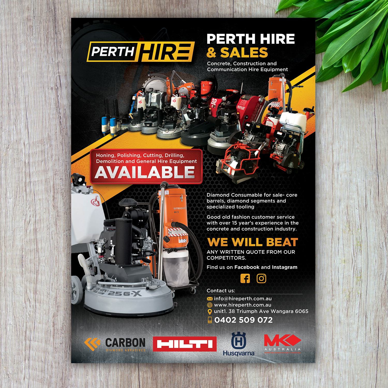 Flyer Design by AJ3664 for Two Way Hire Services | Design #20917024
