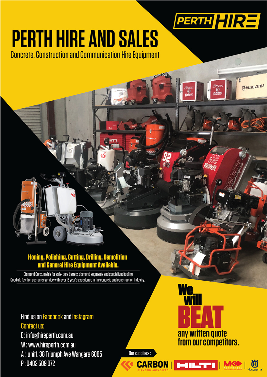 Flyer Design by Innovation Media for Two Way Hire Services | Design #20903263
