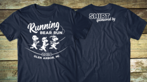 2019 “Running Bear” 5k/fun run tshirt - front and back | T-Shirt-Design von db1404