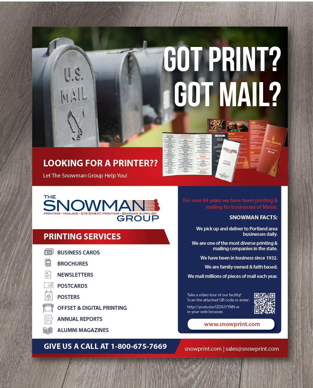 Flyer Design by alex989 for THE SNOWMAN GROUP | Design #20900011