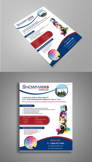 Flyer Design by ecorokerz for THE SNOWMAN GROUP | Design #20897068
