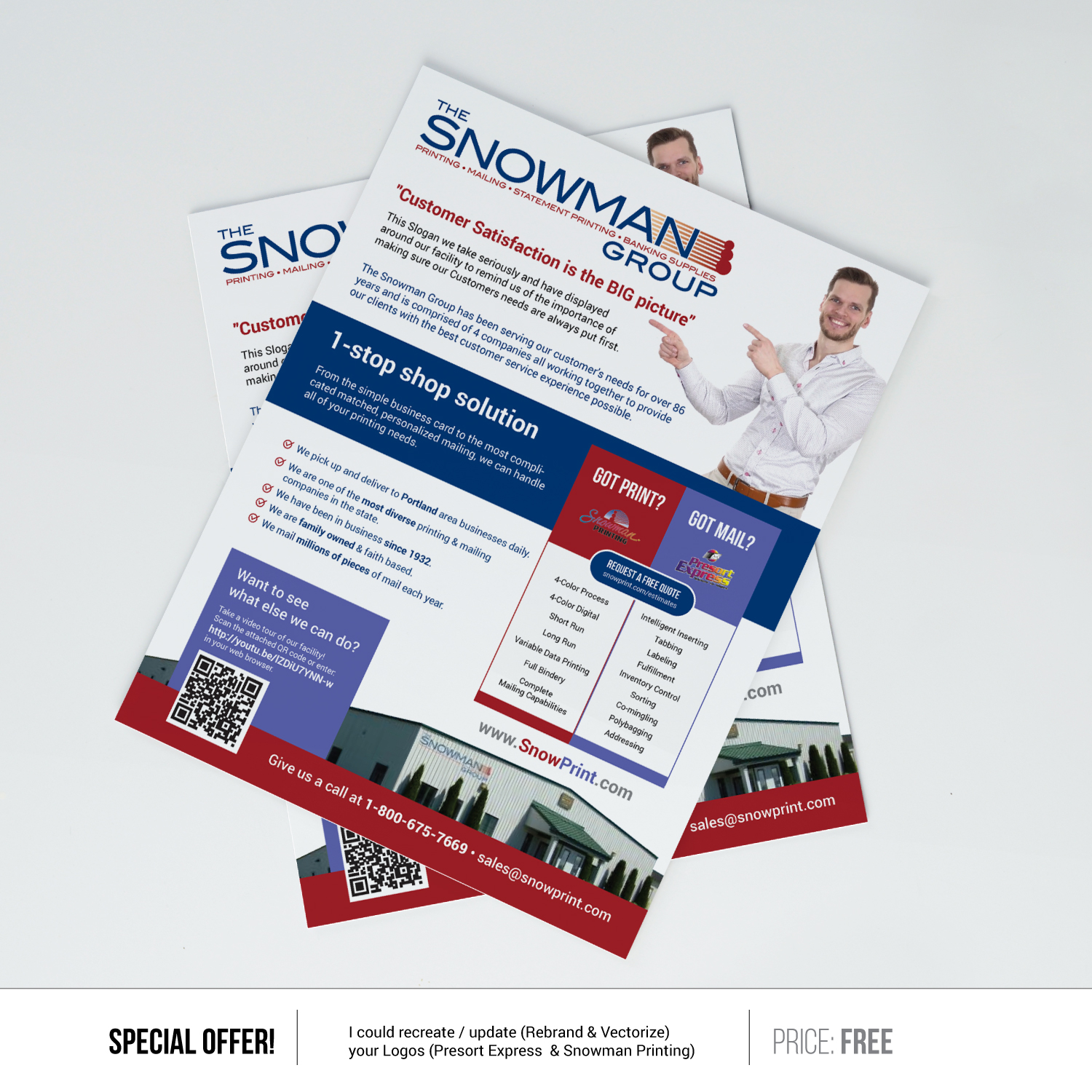 Flyer Design by coo.lt for THE SNOWMAN GROUP | Design #20896881