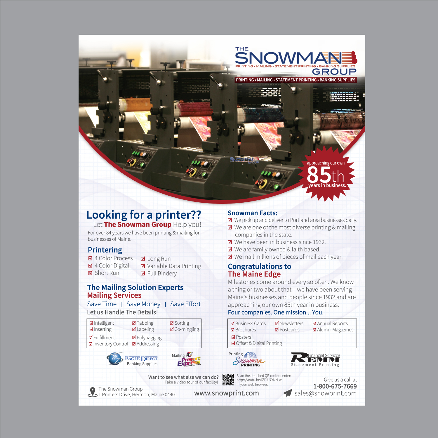 Flyer-Design von fastdesign360 für THE SNOWMAN GROUP | Design #20900293