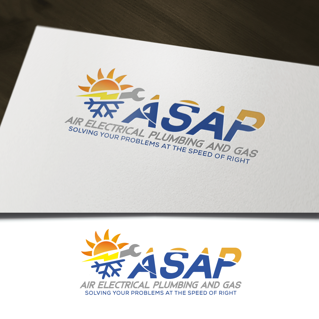 Diseño de Logo por WooW Designs para ASAP AIR & REFRIGERATION LLC | Diseño #20893612
