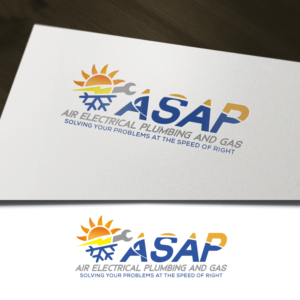 Logo Design by WooW Designs for ASAP AIR & REFRIGERATION LLC | Design: #20893612