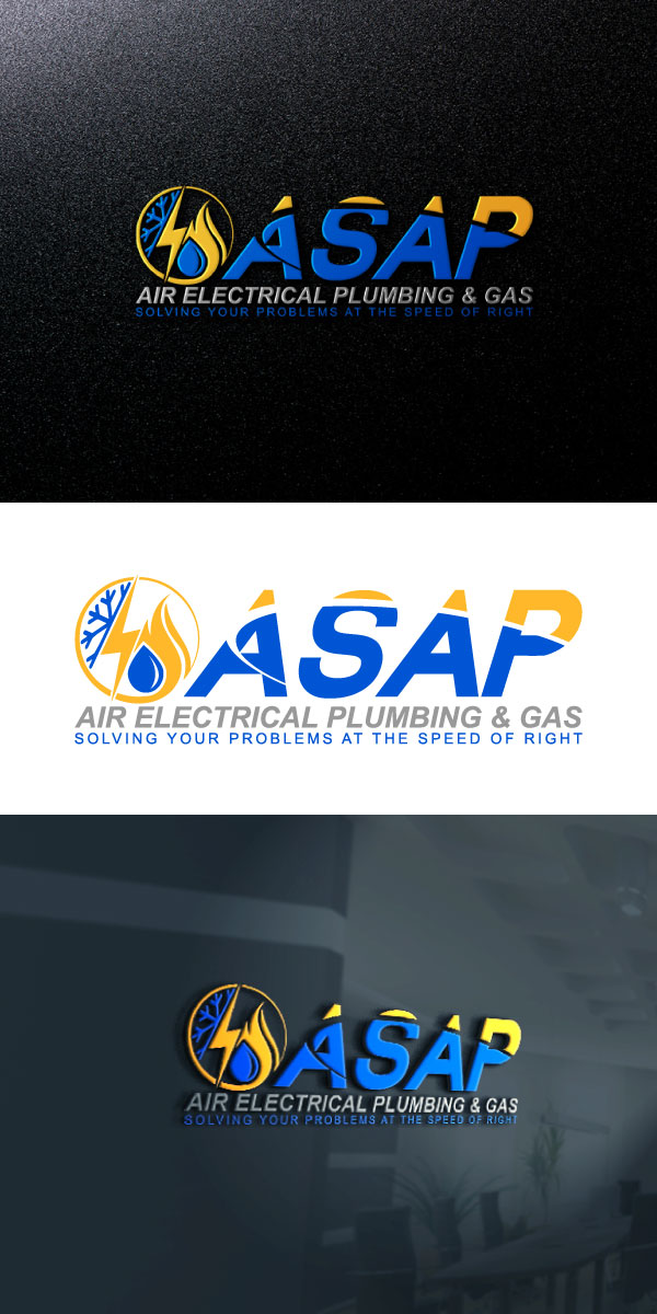 Logo Design by bahar it for ASAP AIR & REFRIGERATION LLC | Design: #20901578