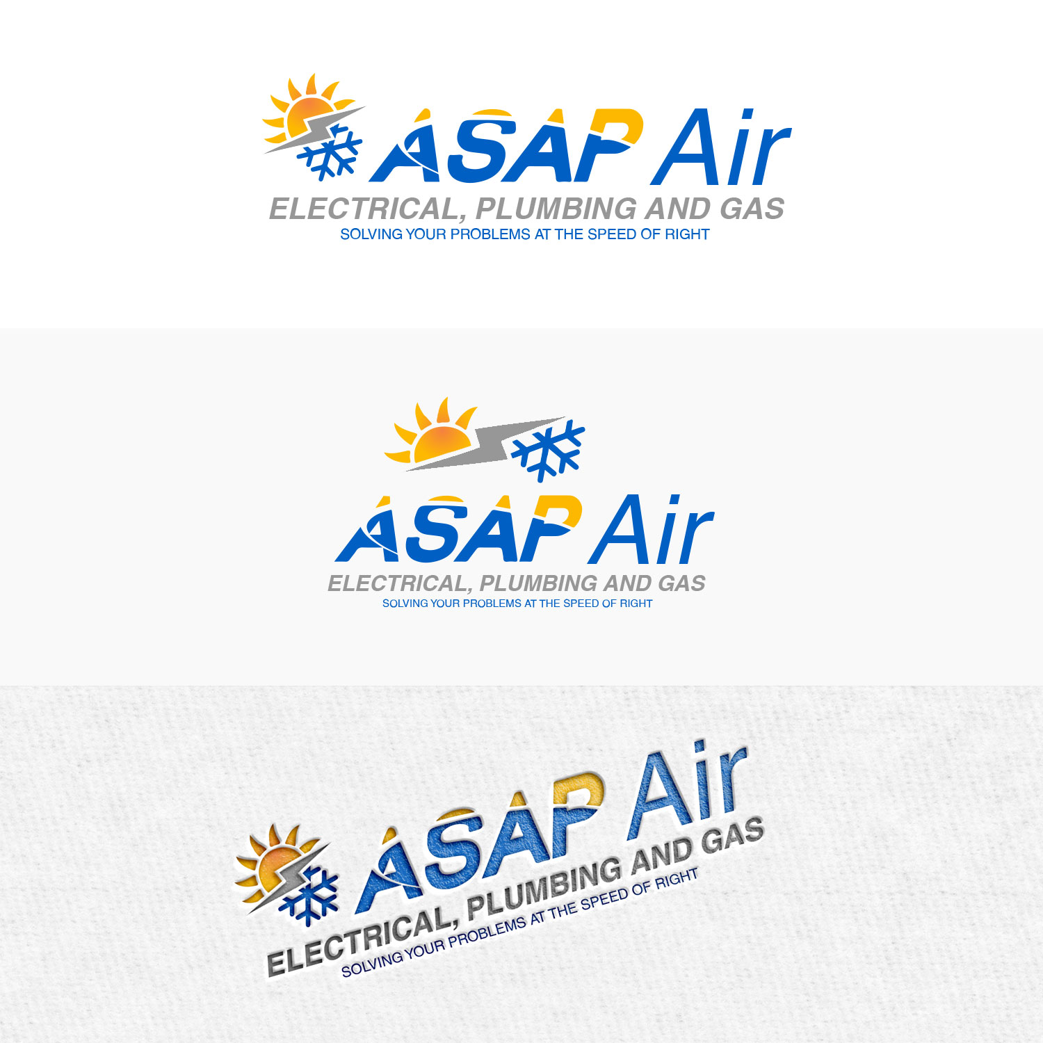 Design de Logo par ritzspace pour ASAP AIR & REFRIGERATION LLC | Design #20896299